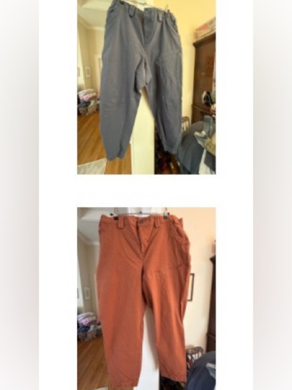 Duluth Trading Co pant BUNDLE in Gray, green, & Rust all 3 pair sz 18